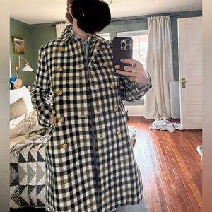 J.Crew $428 Warwick topcoat lined Italian stadium-cloth wool blend.